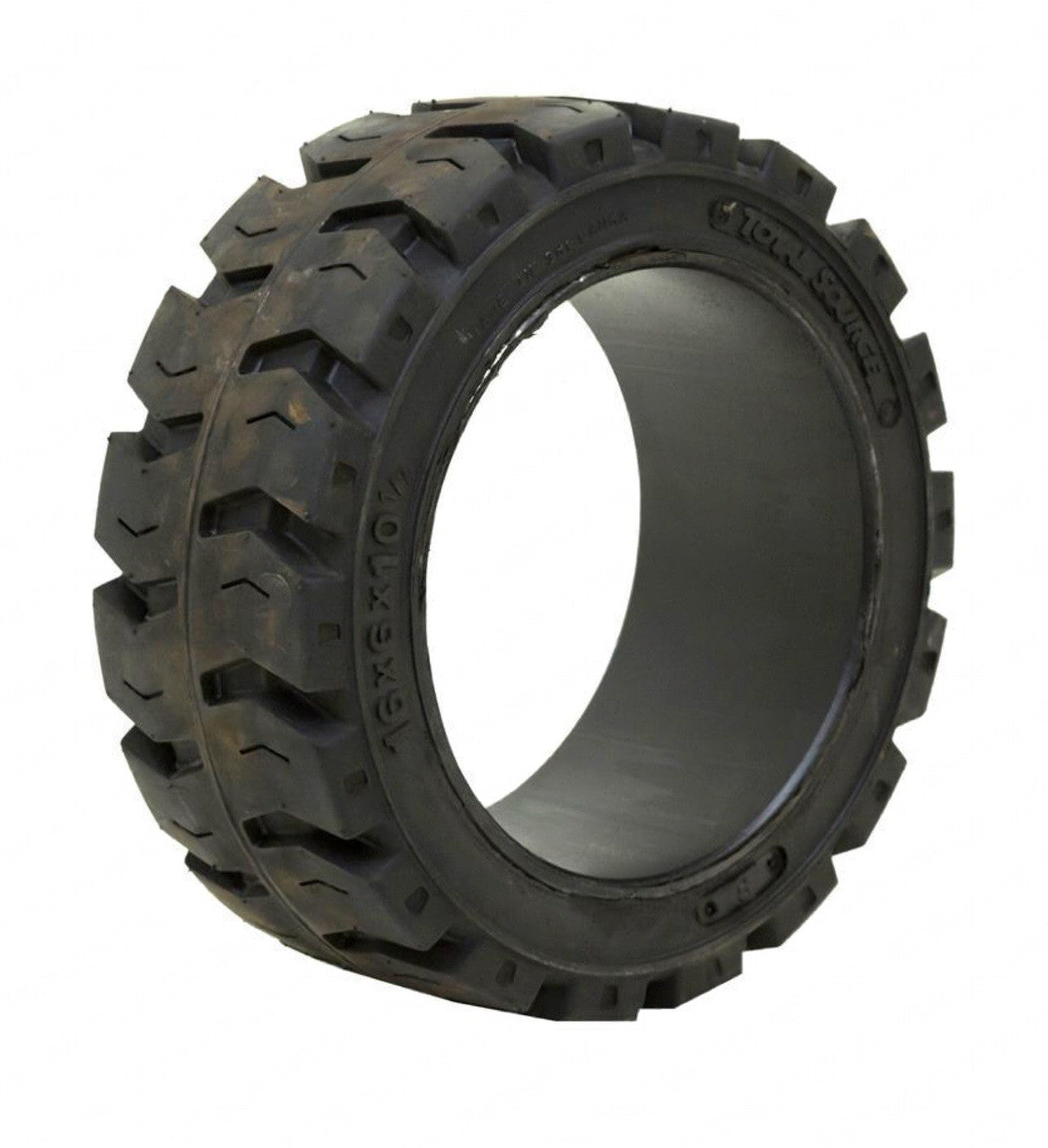 16x6x10-1/2 tires TotalSource solid forklift press-on tire 16x6x10.5 traction