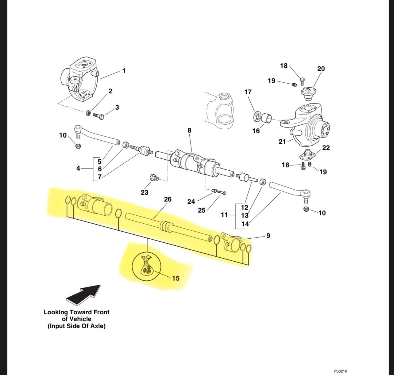 Skytrak 8035253 Steer Cylinder Seal Kit | 3606