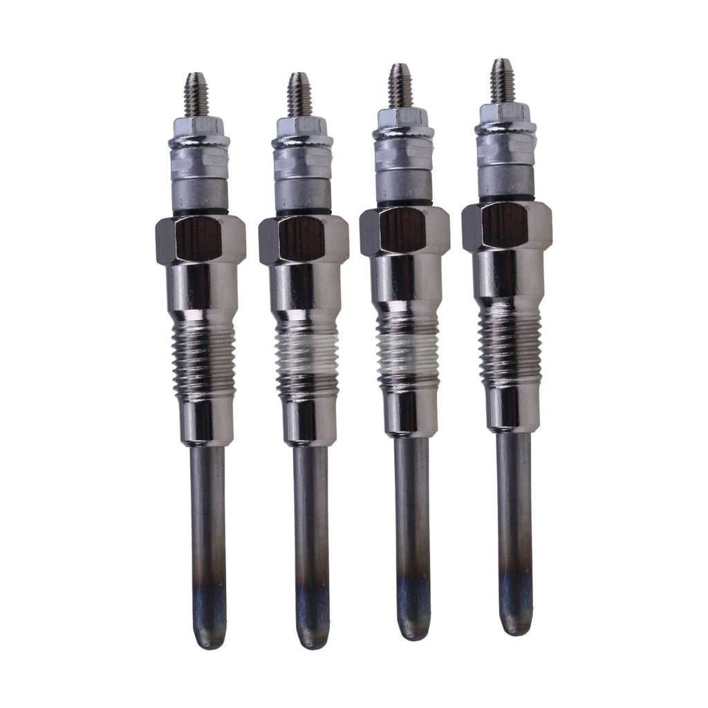 4Pieces Glow Plug 6655233 for Kubota Engine V1903 V2003T V2203 D1703 Bobcat 751