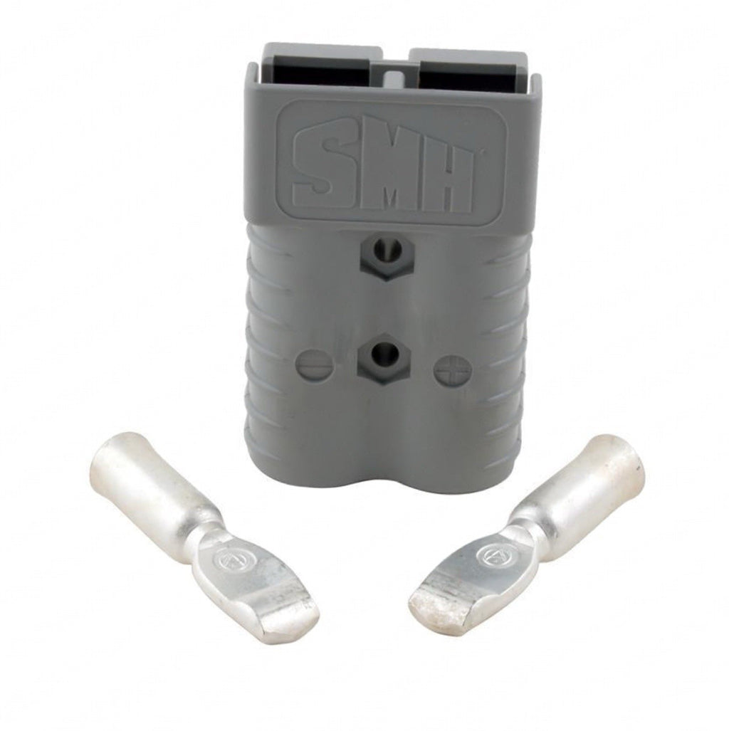 (QTY 2) Yale 514268301, BATTERY CONNECTOR (350 Amp Series) (Gray) (36V)