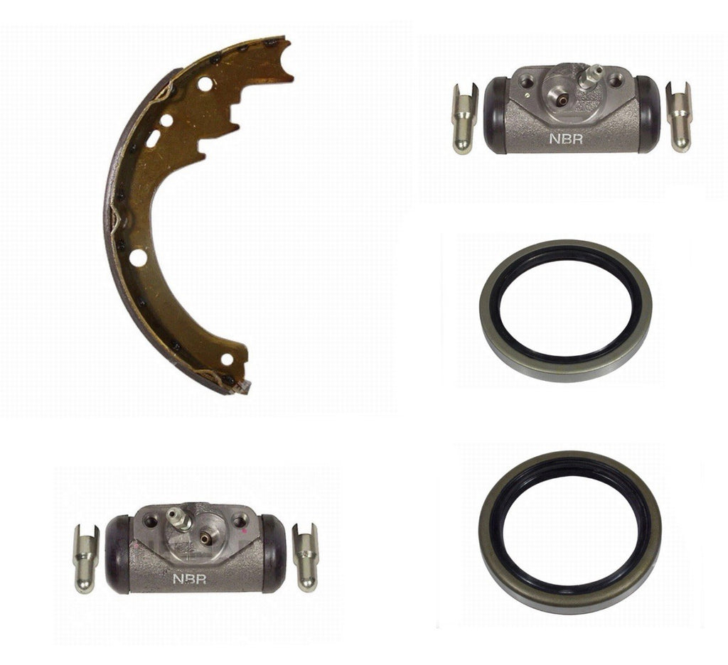 TOYOTA 42-6FGU25 BRAKE KIT, INCLDS BRAKE SHOES, WHEEL CYLINDERS & HUB SEALS NEW
