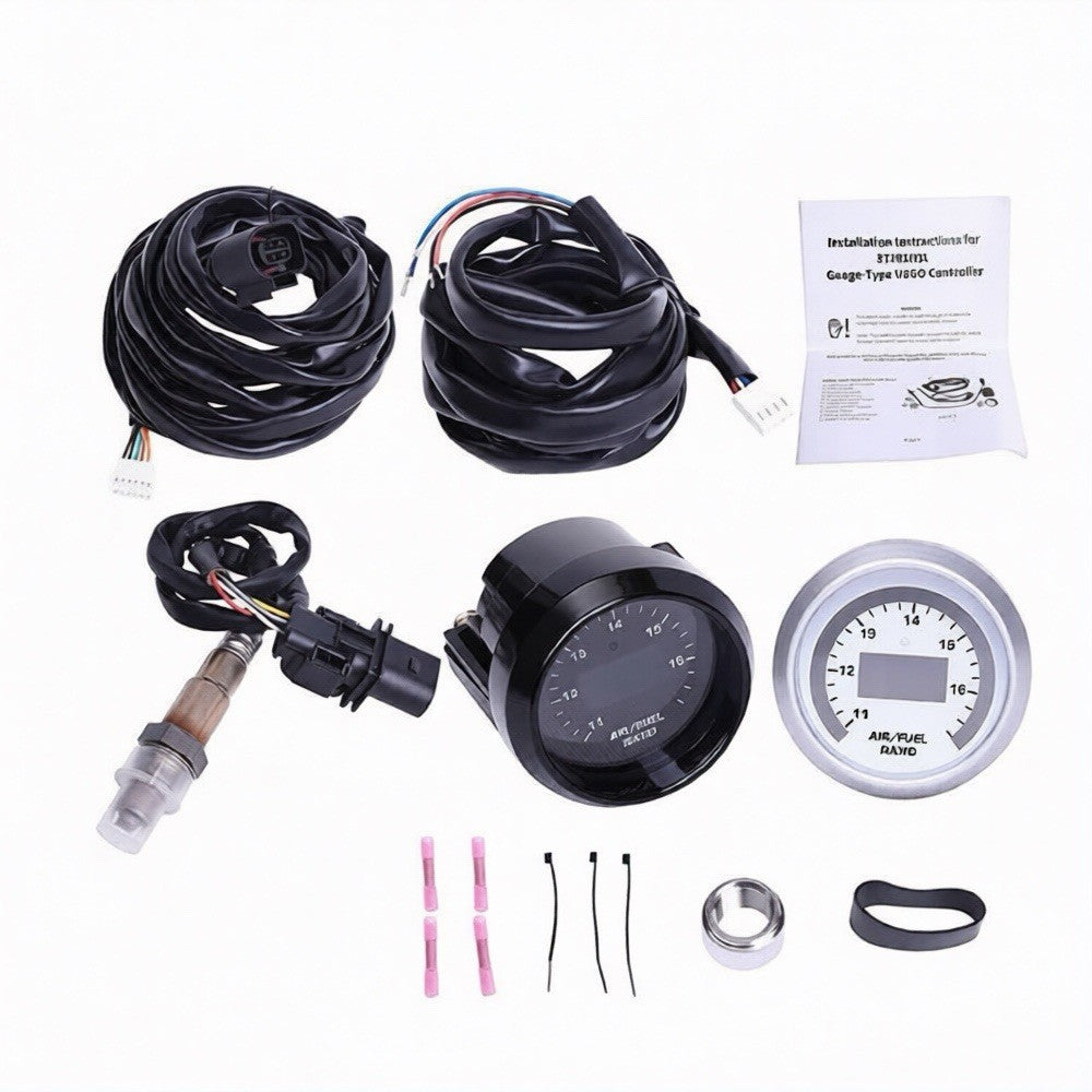 For AEM 30-4110 UEGO Wideband O2 Air Fuel Ratio Gauge AFR 52mm w/4.9 LSU Sensor