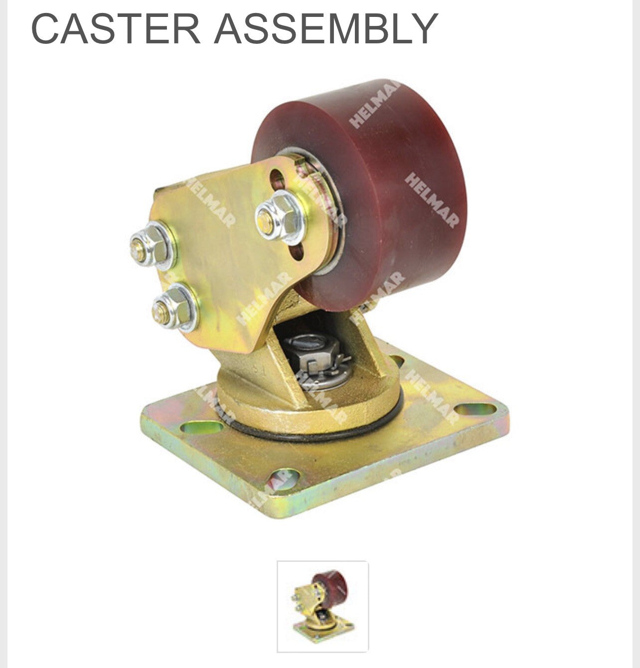 Raymond Pallet Jack Caster Wheel Assembly 1082408/100