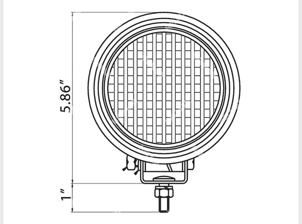 Forklift Headlamp 12V Toyota Hyster Nissan Komatsu all Models 620 (Set of 2)