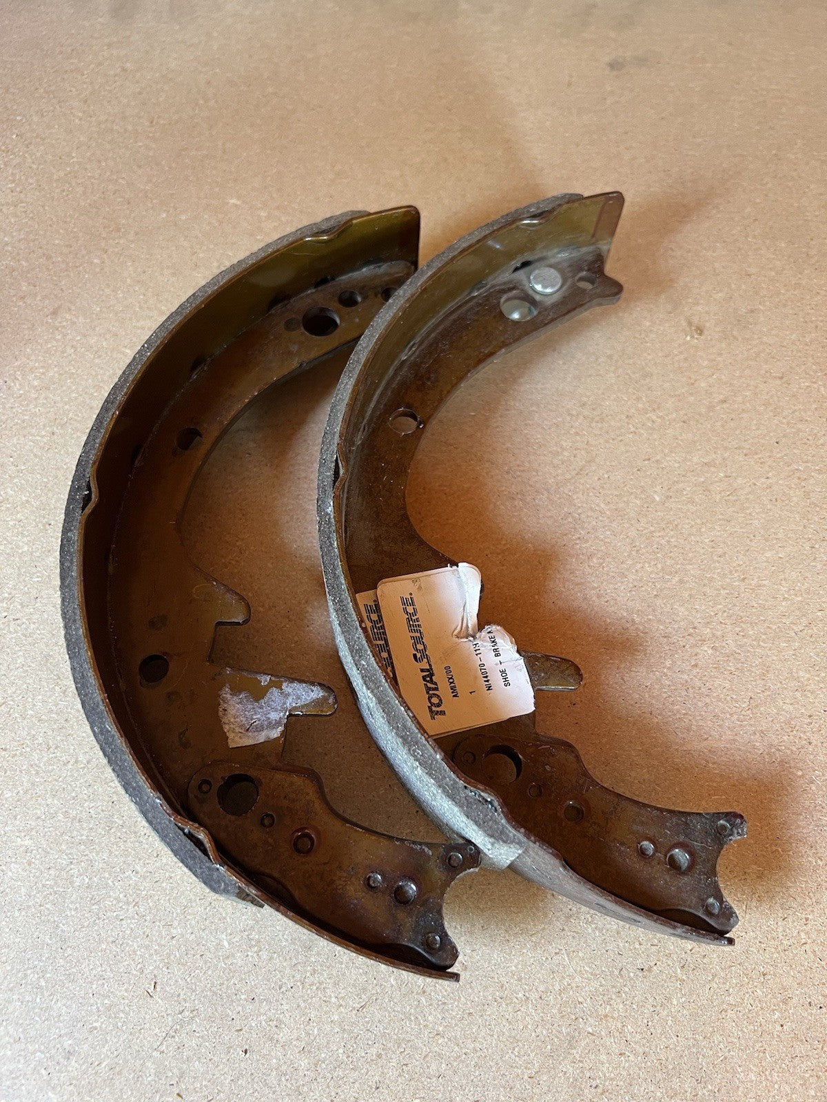 (QTY 2) NI044070-11H04 Nissan Forklift Brake Shoes | Fits TCM CAT Toyota & More