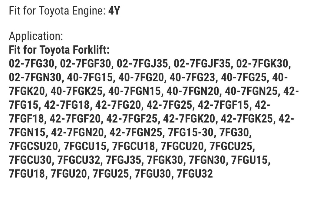 Water Pump 16100-78157-71 for Toyota Engine 4Y Forklift 7FGCU18 7FGCU32 7FGU20