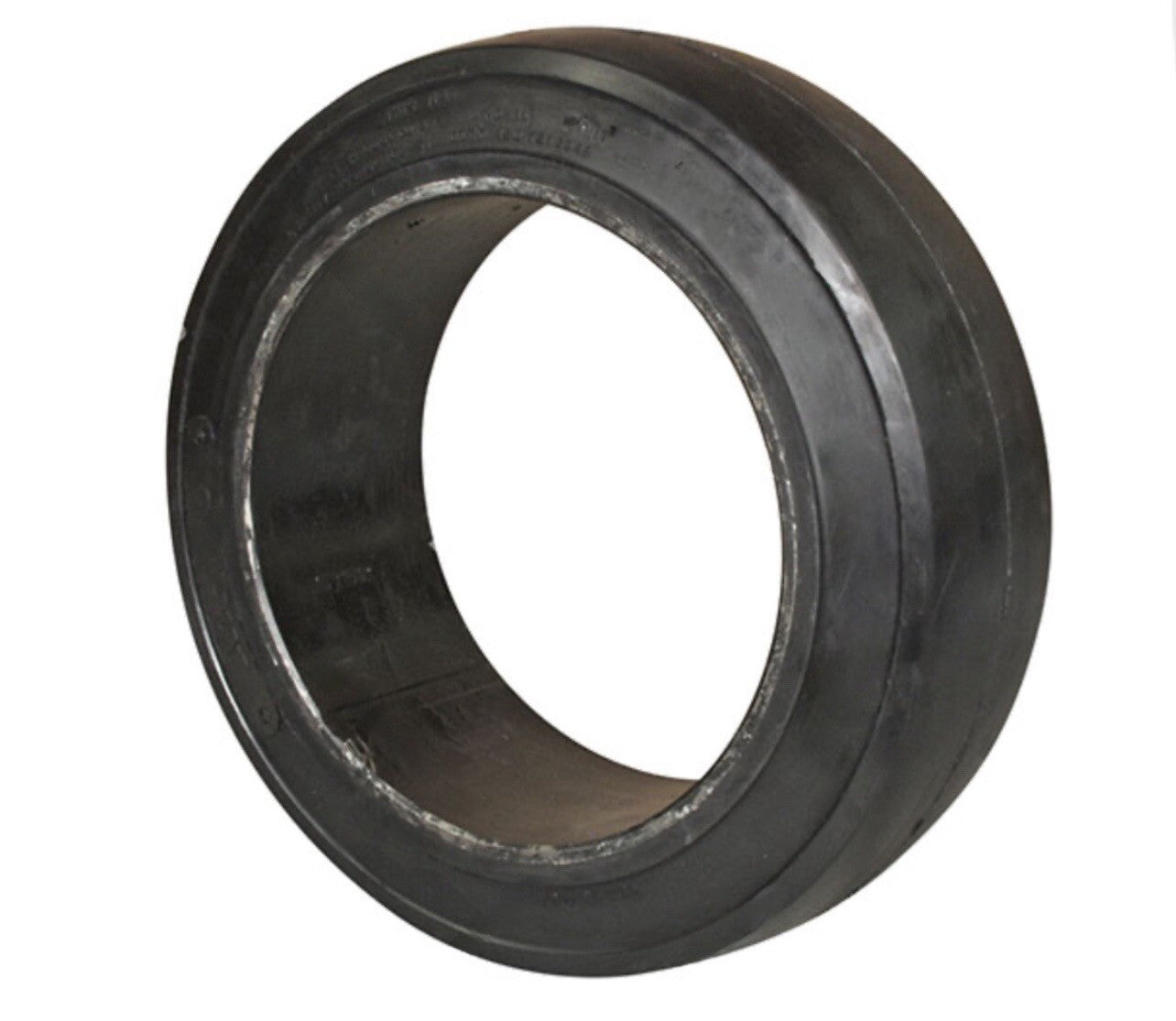 Forklift Cushion Tire Press On 16x5x10.5 | Black Smooth High-Quality TIRE-120C