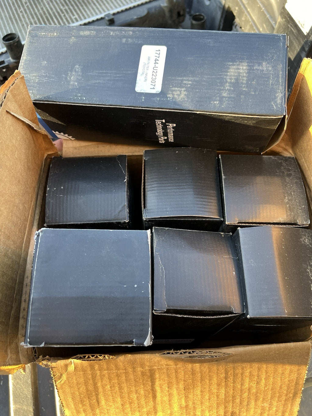 17744-U2230-71 (LOT OF 7) Toyota Forklift Air Filter Inner | Fit 7 & 8 Series