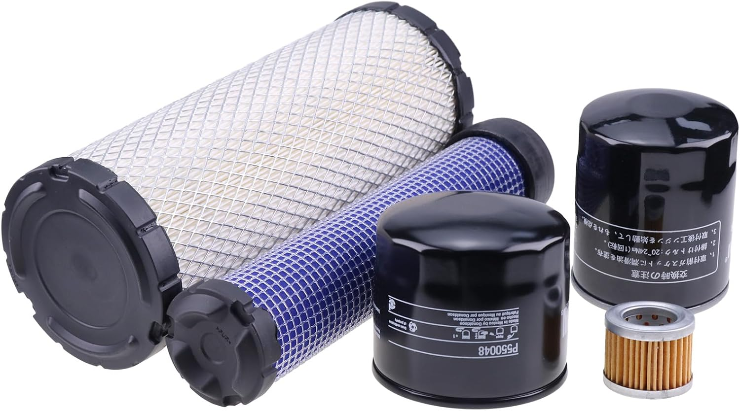 Filter Kit Compatible for John Deere Compact Excavator 35D 50D with Yanmar 3TNV8