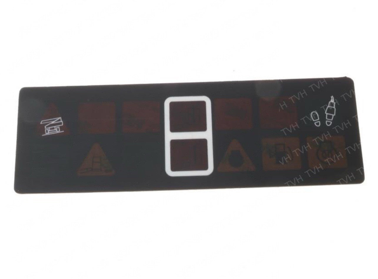 JLG 1702387, DECAL, PLATFORM LIGHT PANEL DISPLAY, 600SJ, 601S, 660SJ, 600A