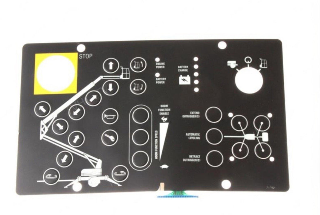 Genie 76092GT Ground Control Box Overlay Decal | TMZ50