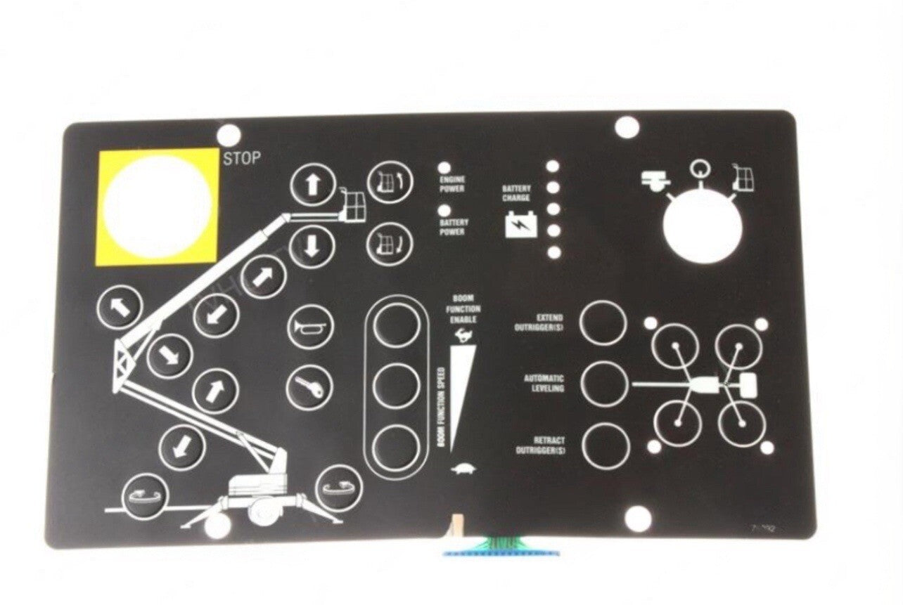 Genie 76092GT Ground Control Box Overlay Decal | TMZ50