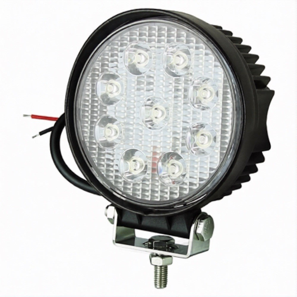 (SET OF 2) UNIVERSAL FORKLIFT ROUND LIGHT 12-80V 27W