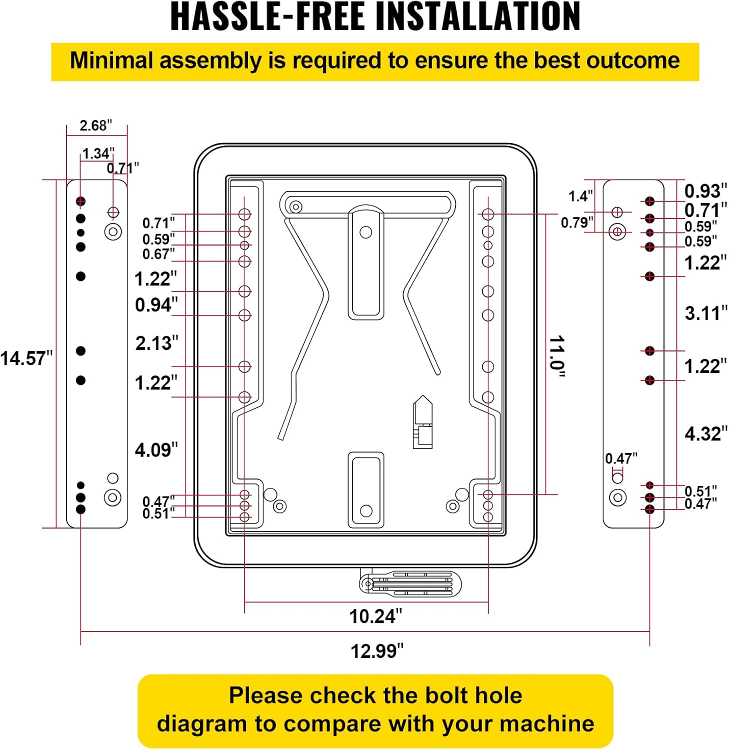 Forklift Seat w/ Slide Rails, Foldable for Tractor Forklift Excavator Skid Steer