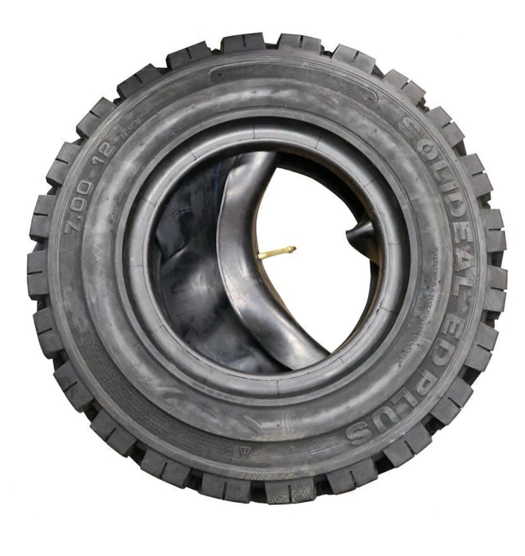 FORKLIFT PNEUMATIC TIRE (700X12 TUBED) | SOLIDEAL PLUS