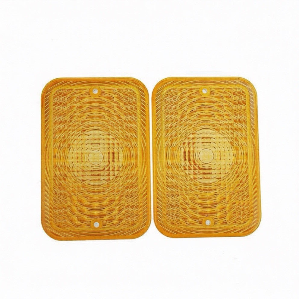 2X Amber Lens LVU18745 for John Deere 1023E 1025R 2032R 3120 3203 4105 4520 5415