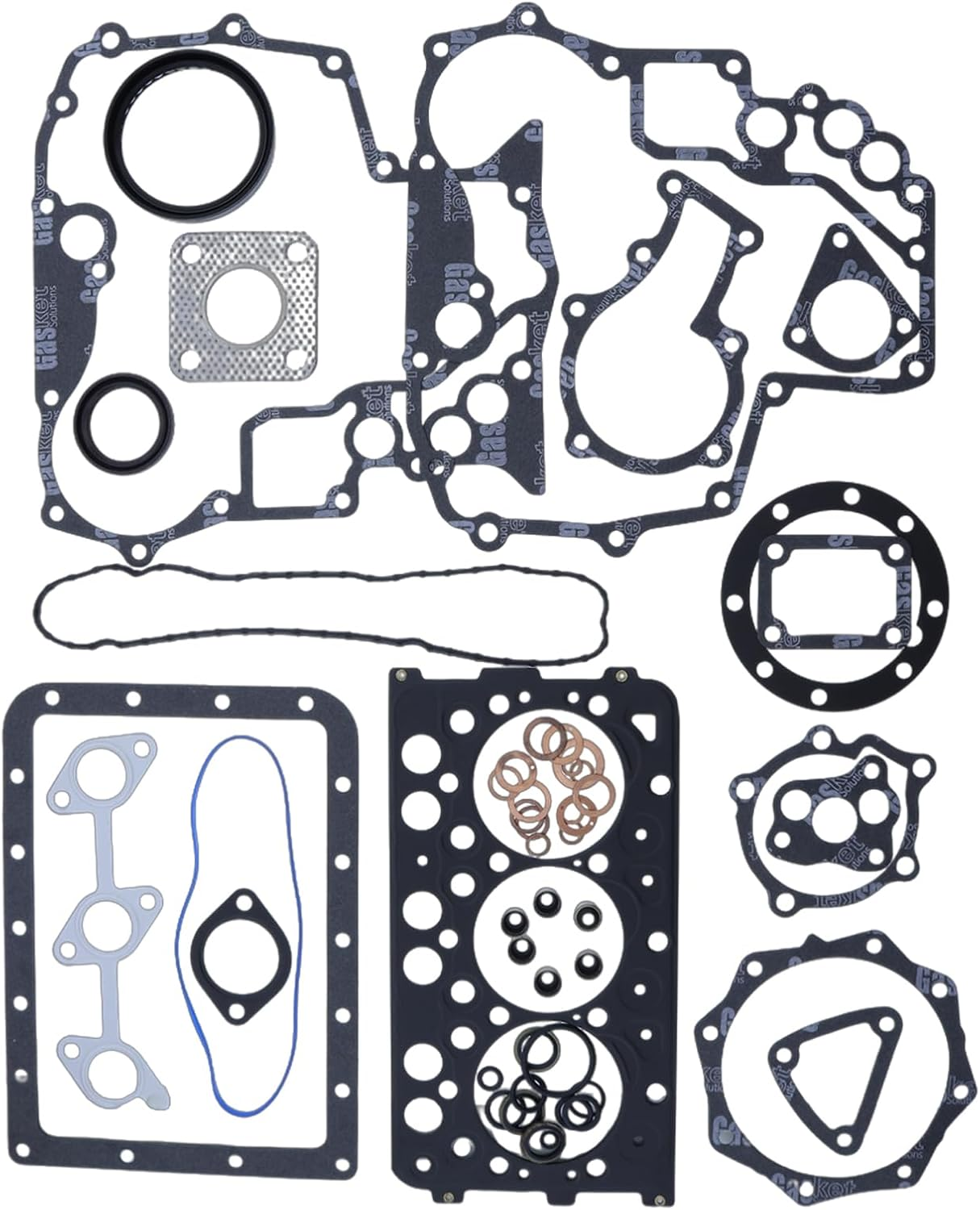 D782 D722 Engine Overhaul Gasket Kit Compatible for Kubota Engine Bobcat 320 322