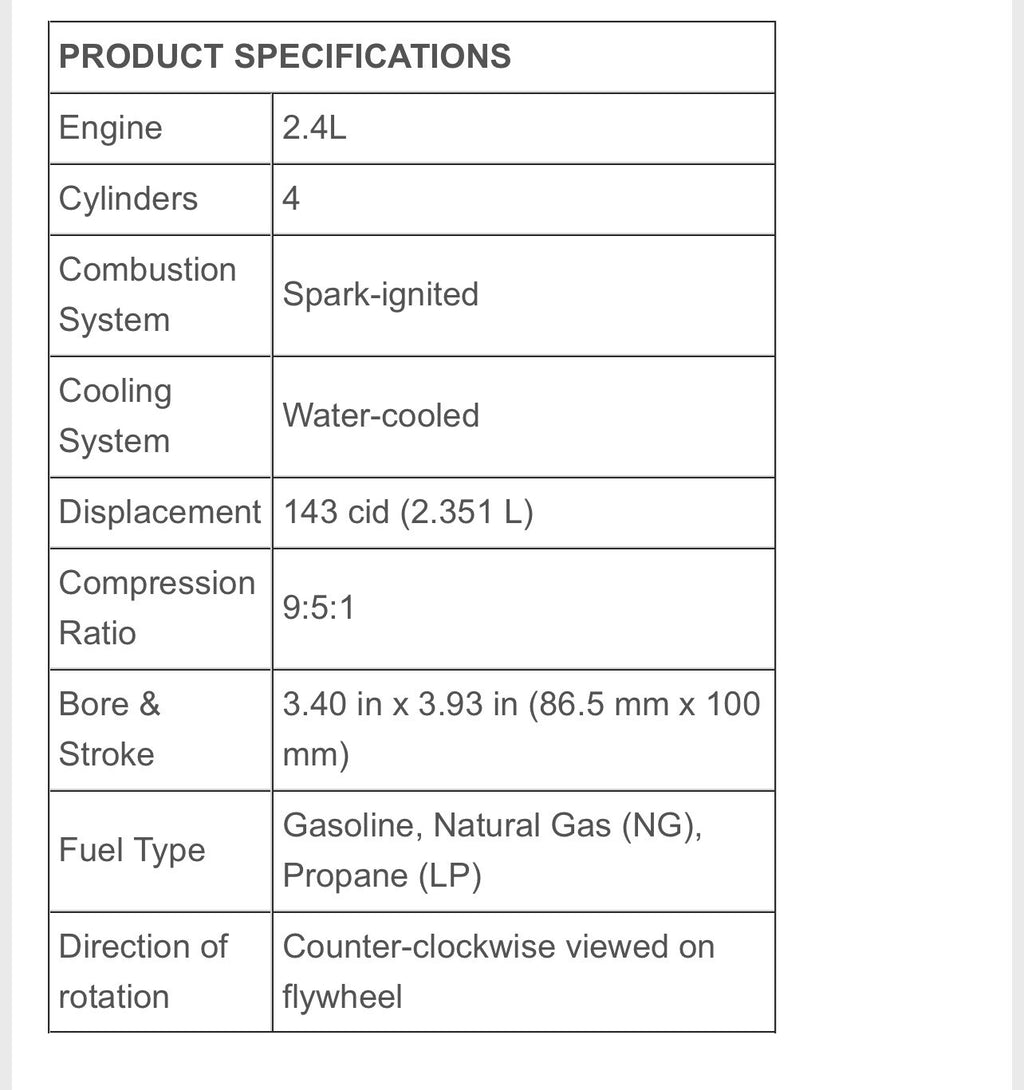 FORKLIFT ENGINE (BRAND NEW PSI 2.4L) | OEM
