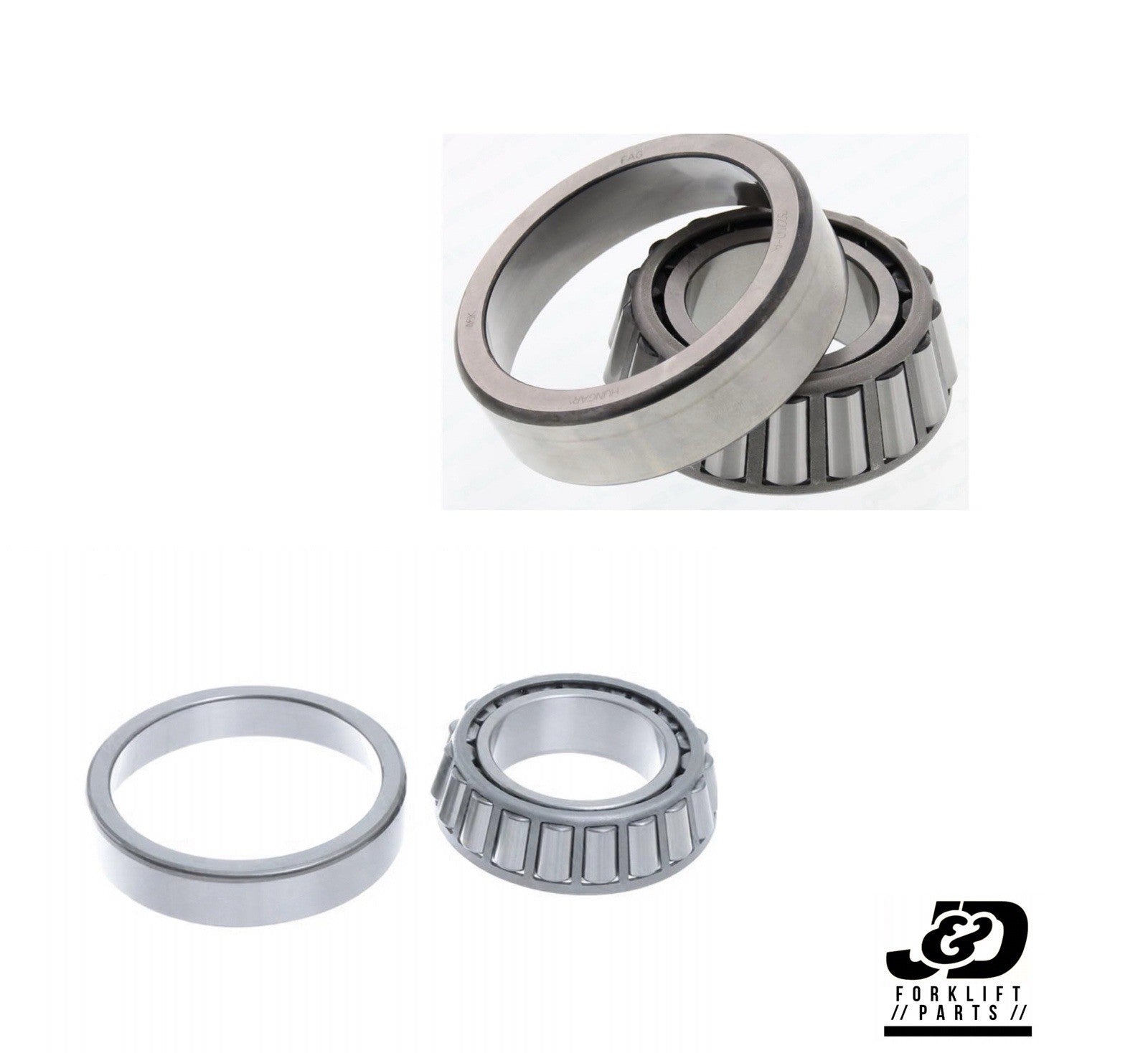 Caterpillar Forklift Steer Wheel Bearing Set | 2C5000 Inner & Outer Bearings