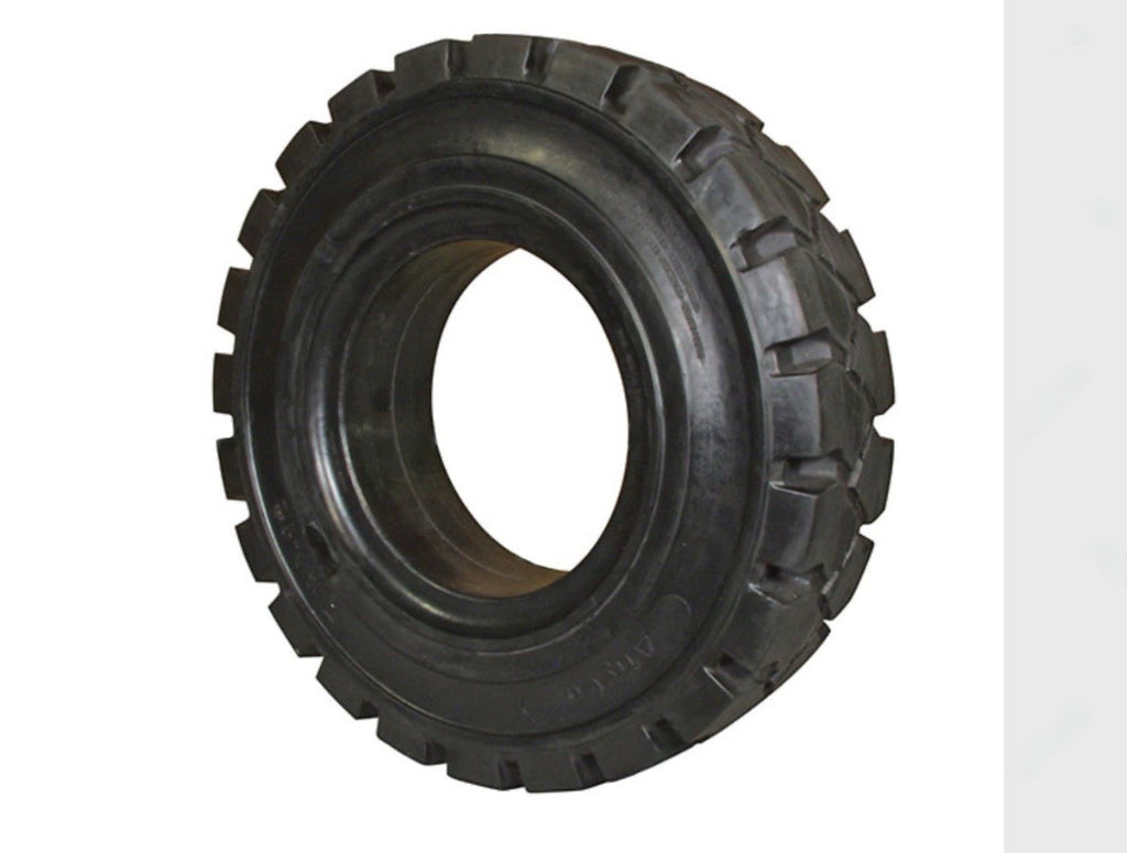 SET OF TWO TRAXTER 8.25-15 FORKLIFT TIRE | SOLID PNEUMATIC