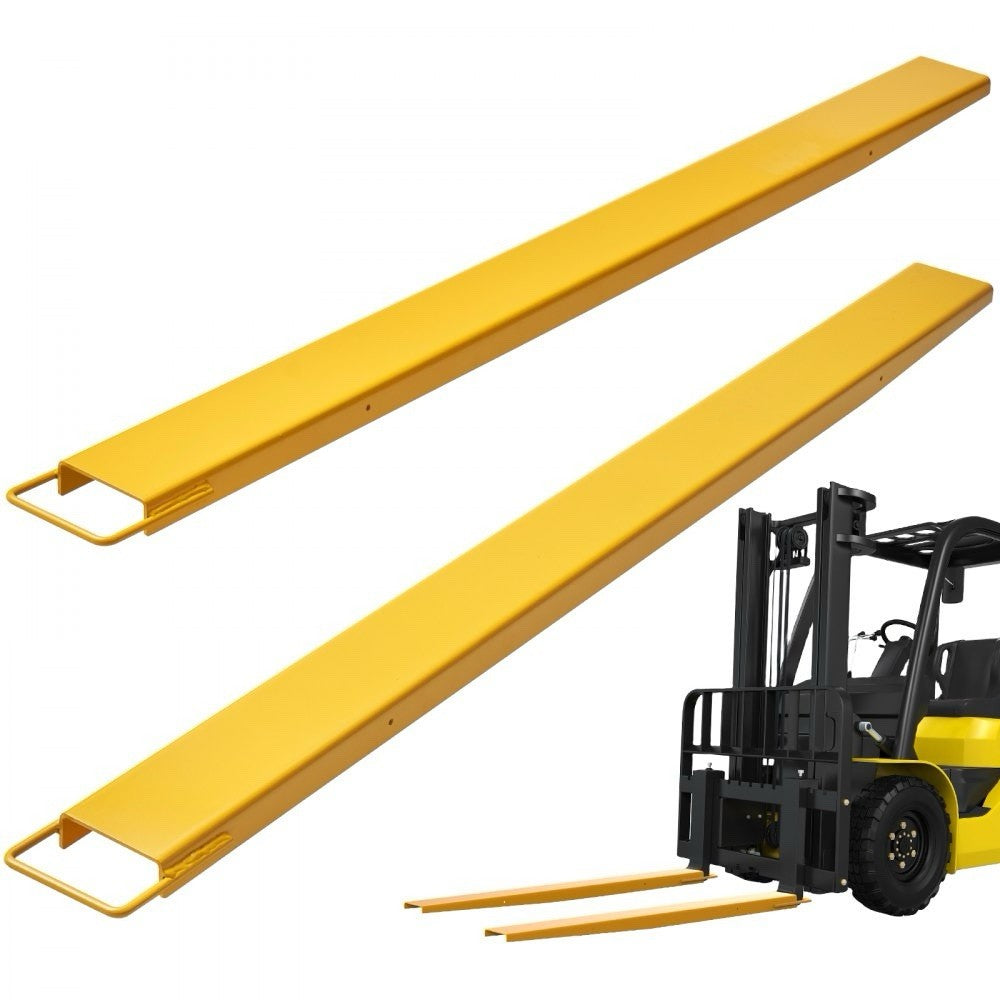 84" Heavy Duty Steel Forklift Fork Extensions 4000LBS 4.5" Width 1 Pair