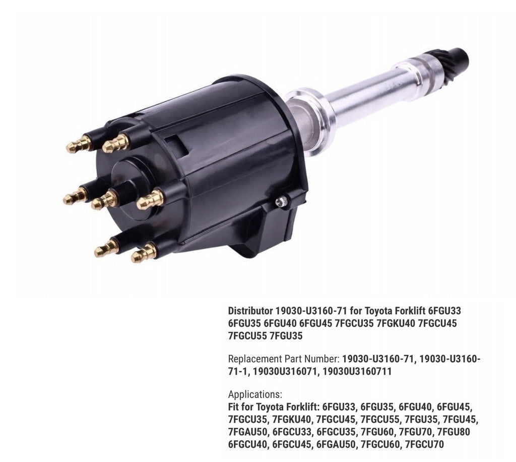 Distributor 19030-U3160-71 for Toyota Forklift GM 262 4.3
