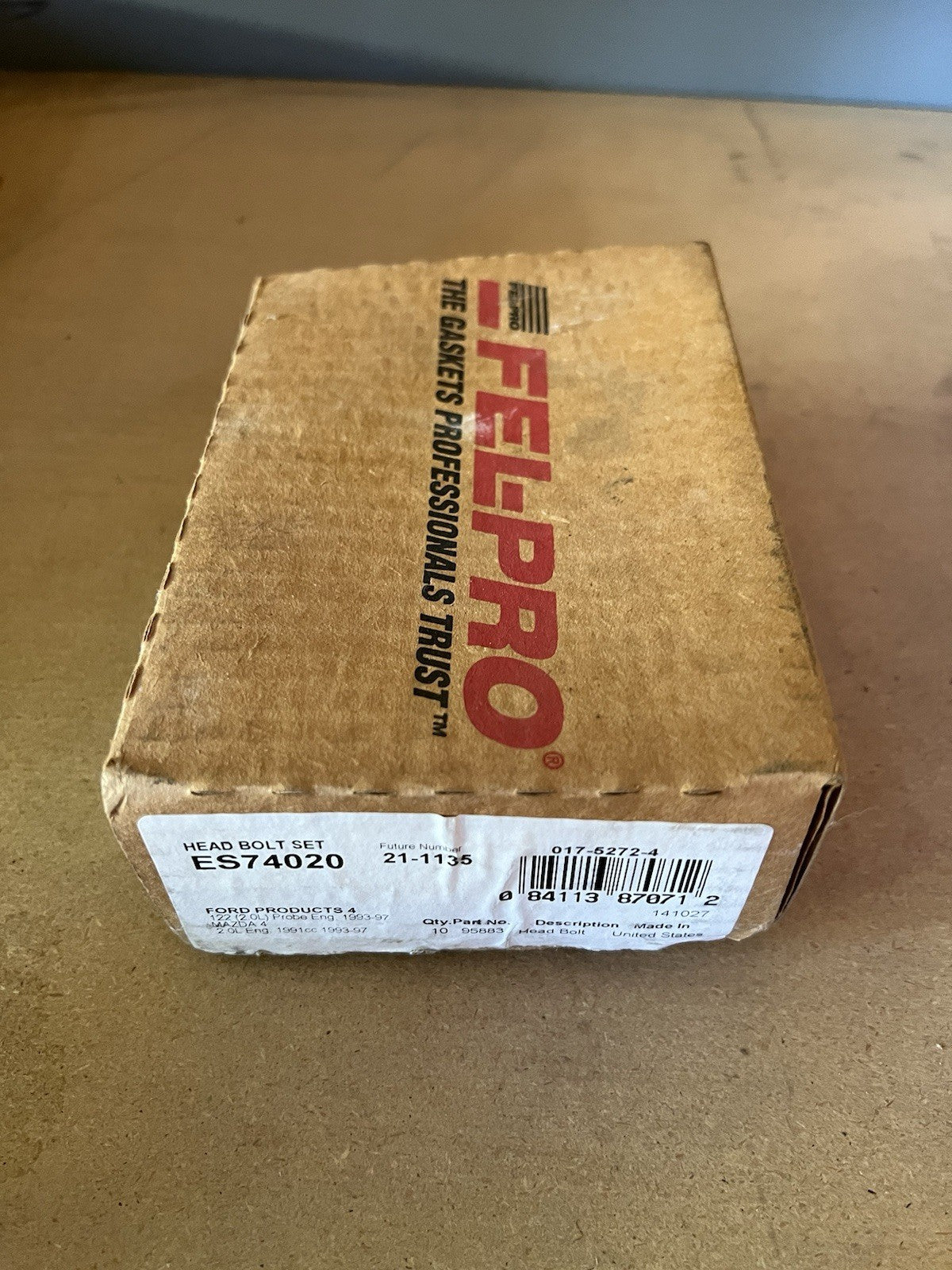 Stretch Head Bolt Set   Fel-Pro ES74020 (NEW OPEN BOX)