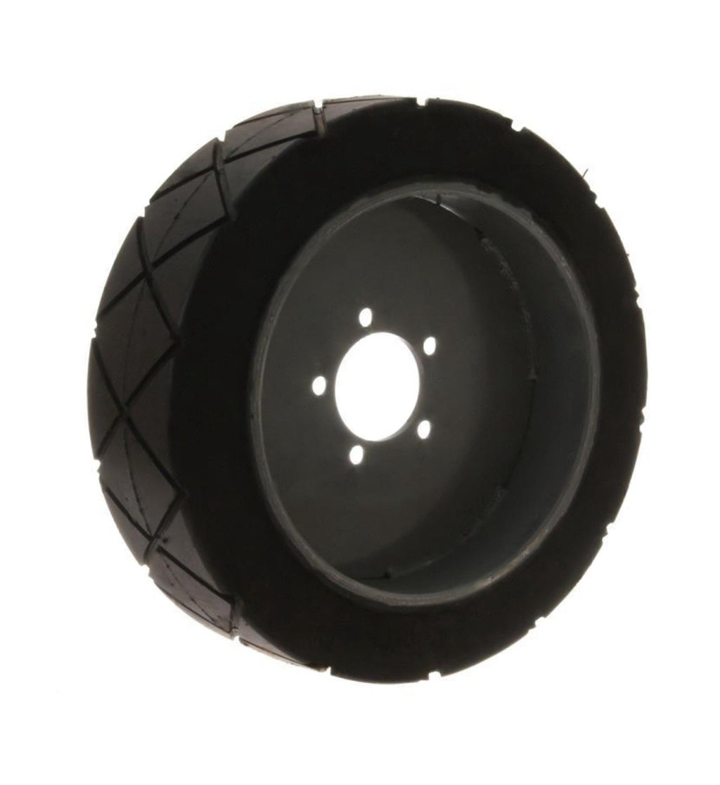 Tennant 84597,  HIGH TRACTION TIRE/RIM (18X6) (Solid) 8400, 8410, M20, M30, T20
