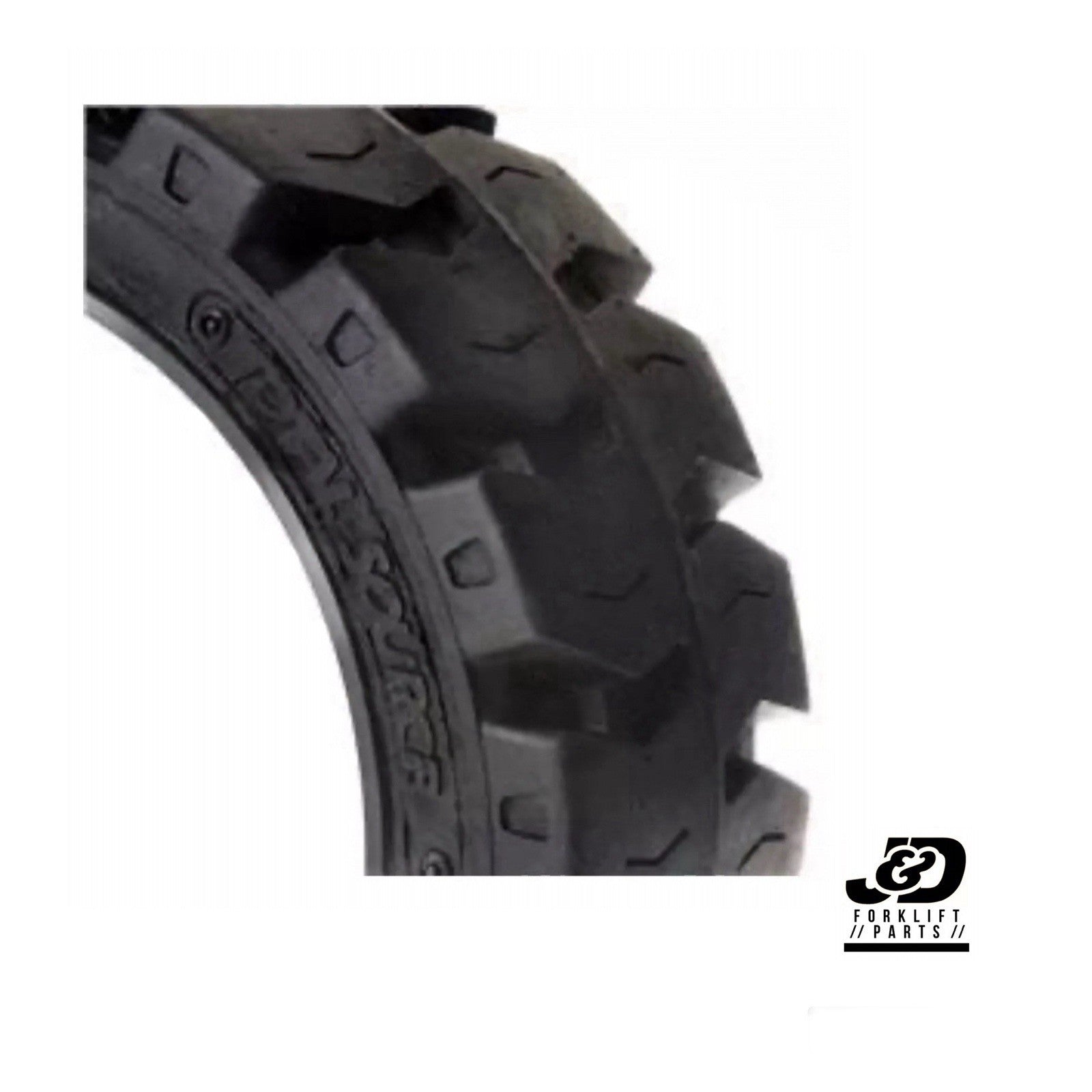 FORKLIFT TIRE - 18X7X12.125 TRACTION PRESS ON BLACK