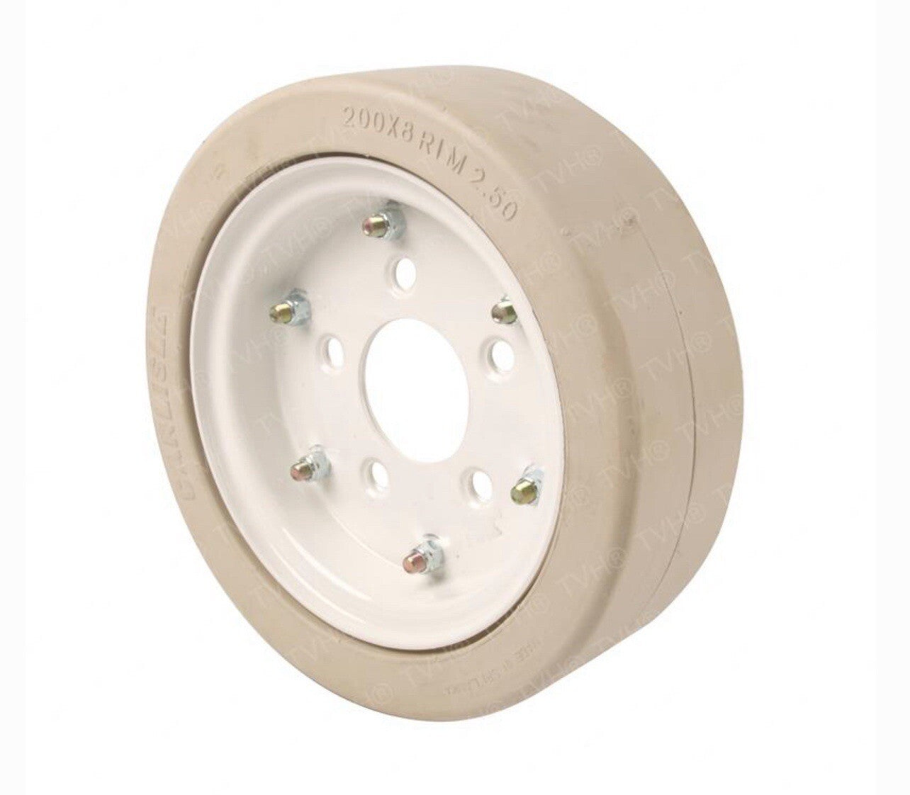 Skyjack 108020, MOULDED WHEEL, 200X8, W/O BRAKE RING - NM SMOOTH, SJIII3219