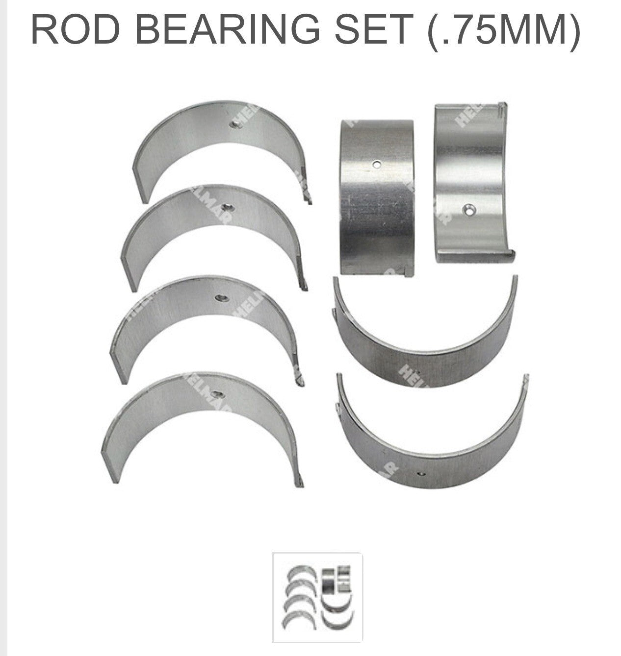 Mitsubishi Forklift 4G63 Rod Bearing Set .75MM MD195939