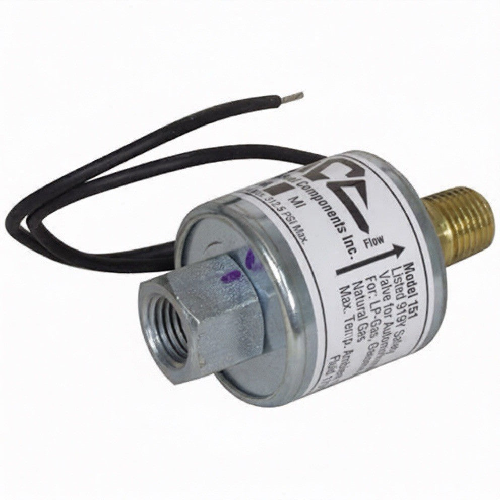 Forklift Propane 12V Solenoid Fuel Lock Off Valve Lpg Liquid Vapor Gas 1/4" NPT