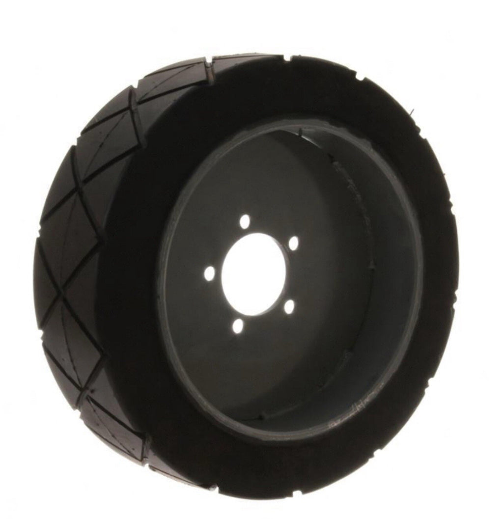 Tennant 84597,  HIGH TRACTION TIRE/RIM (18X6) (Solid) 8400, 8410, M20, M30, T20