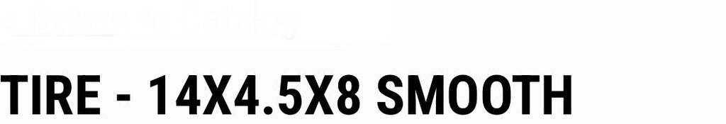 FORKLIFT TIRE - 14X4.5X8 SMOOTH | PRESS ON BLACK