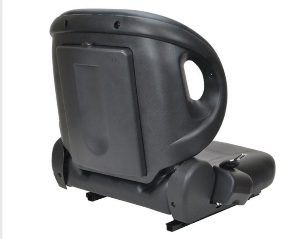 Universal Forklift Seat Vinyl Black | W/Switch Fits Toyota