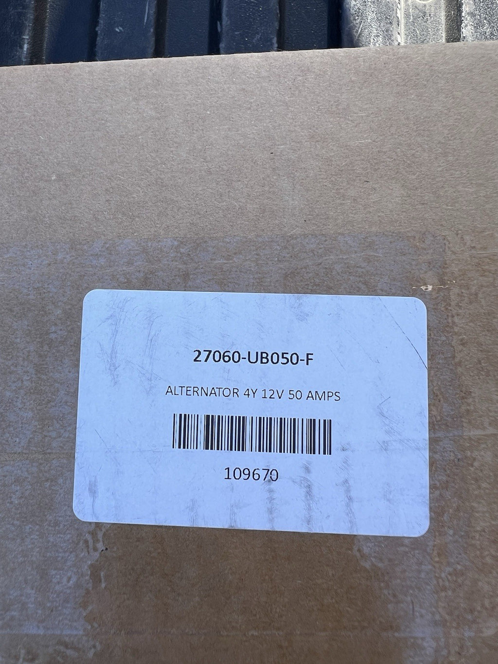 Toyota Forklift 27060-UB050, ALTERNATOR - (4Y) Fits 7 & 8 SERIES