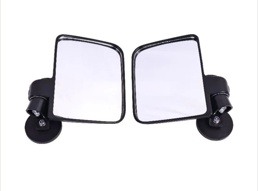 1 Pair Rubber Coated Magnetic Side Mirror for Kubota John Deere Forklift Tractor