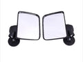 1 Pair Rubber Coated Magnetic Side Mirror for Kubota John Deere Forklift Tractor