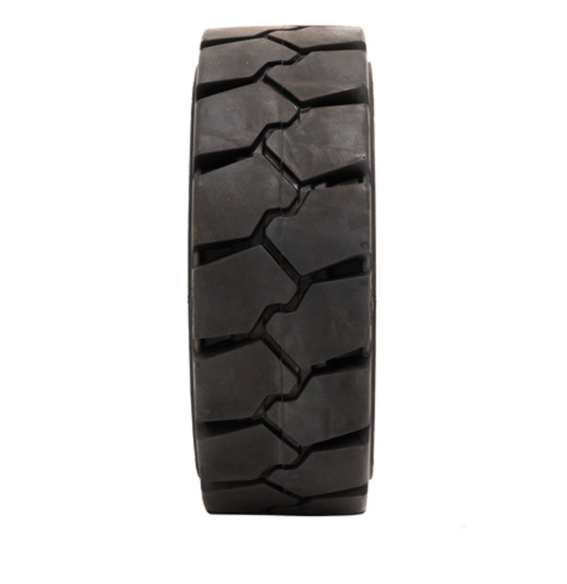 (SET OF 2) Forklift Tire Solid Pneumatic 7.00-12 (5IN RIM) | Black Traction