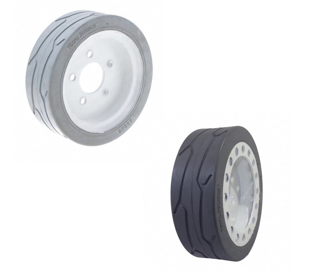 (4 Set) SkyJack Scissor Lift Tires (158436, 158437)  12 x 4 - Plain, Brake