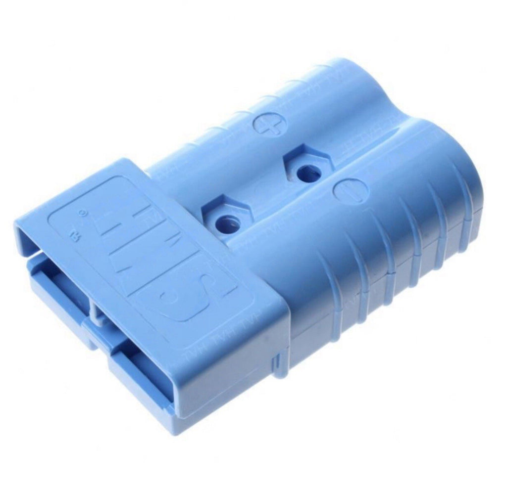 (SET OF 2) Forklift Battery Connector Housing SB350 | Blue SY912