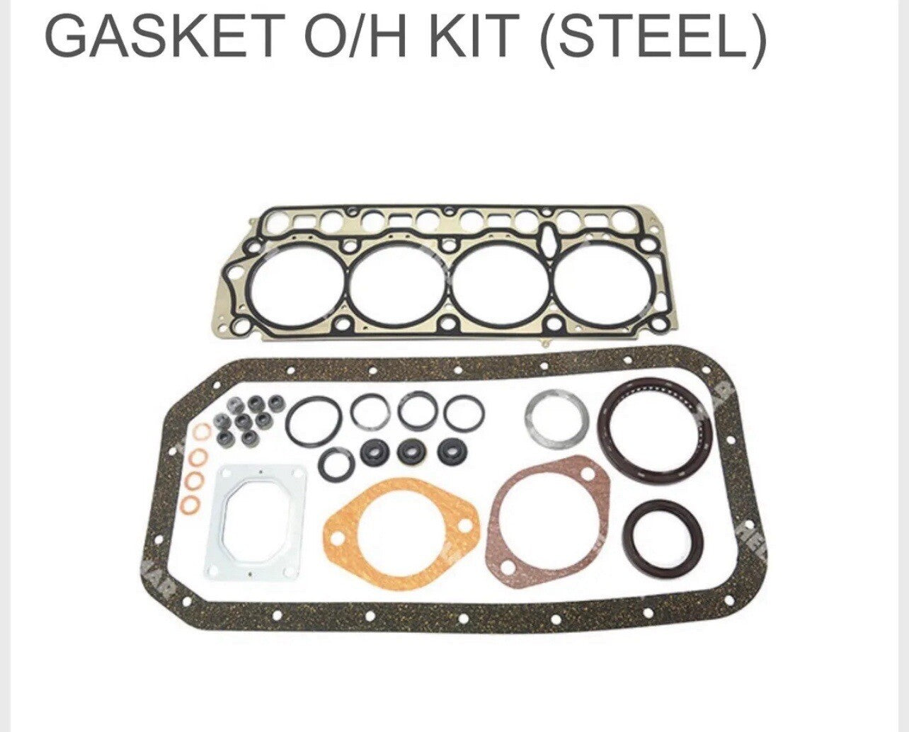 Toyota Forklift 4Y Overhaul Engine Gasket Set 04111-2041071 W/ STEEL HEAD GASKET