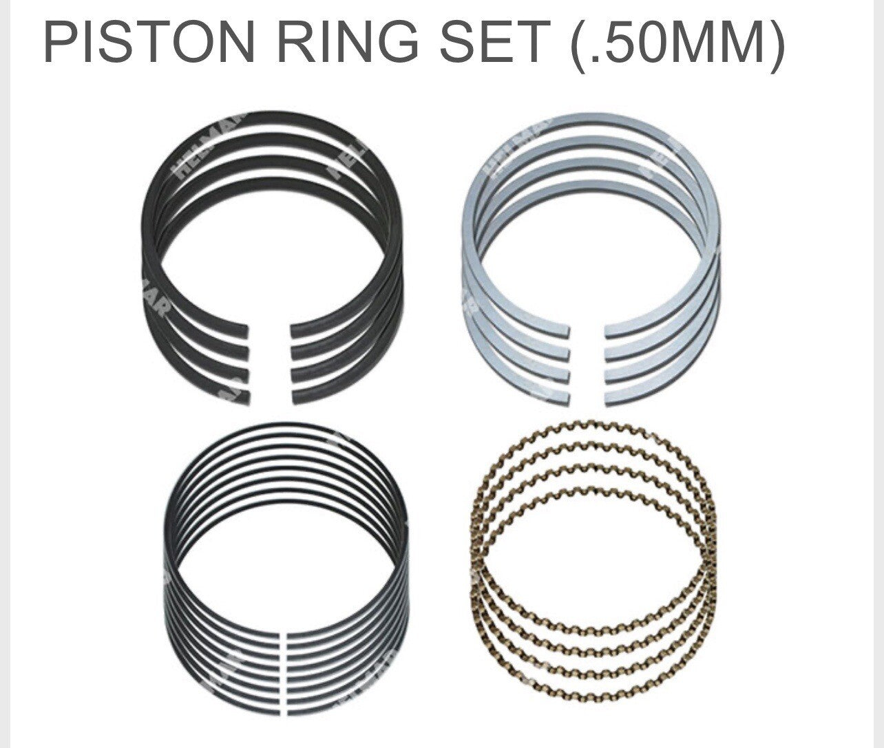 Mitsubishi 4G63 Engine Forklift Piston Ring Set .50MM MD195852