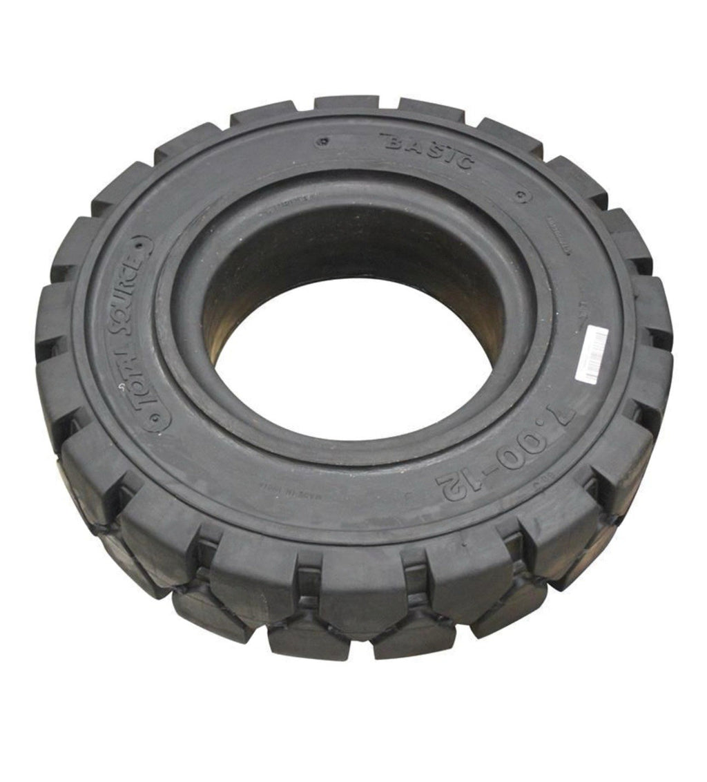Forklift Tire Solid Pneumatic 7.00-12 Black Traction