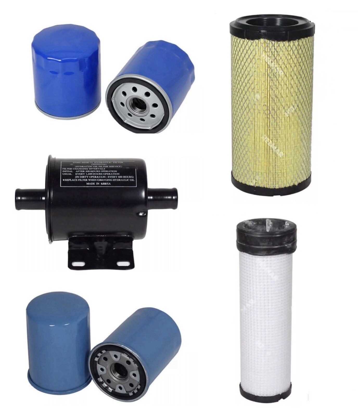 Forklift Filter Kit For Toyota 8 Series W/ 4Y Engine (See Description)