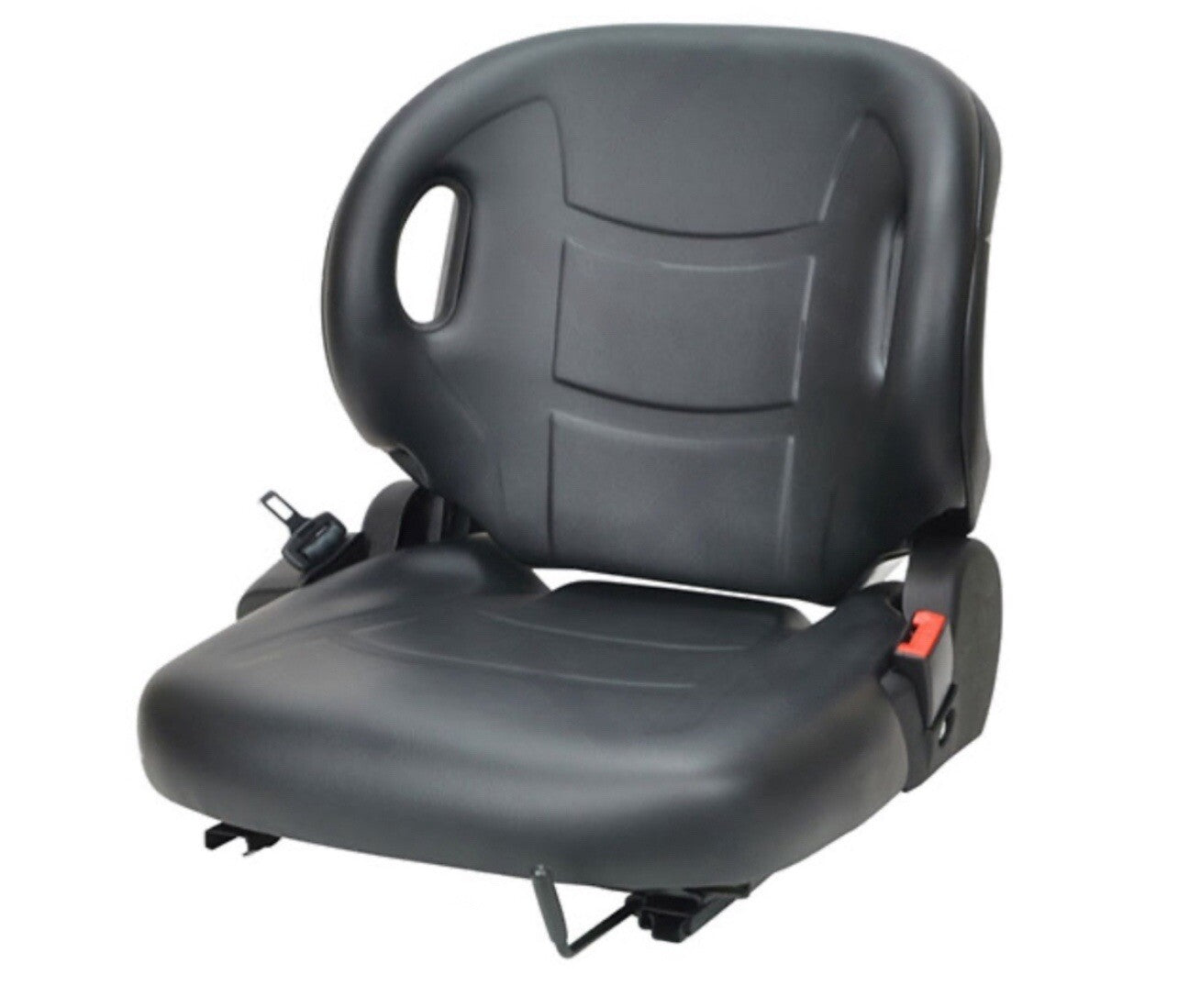 Universal Forklift Seat Vinyl Black | W/Switch Fits Toyota
