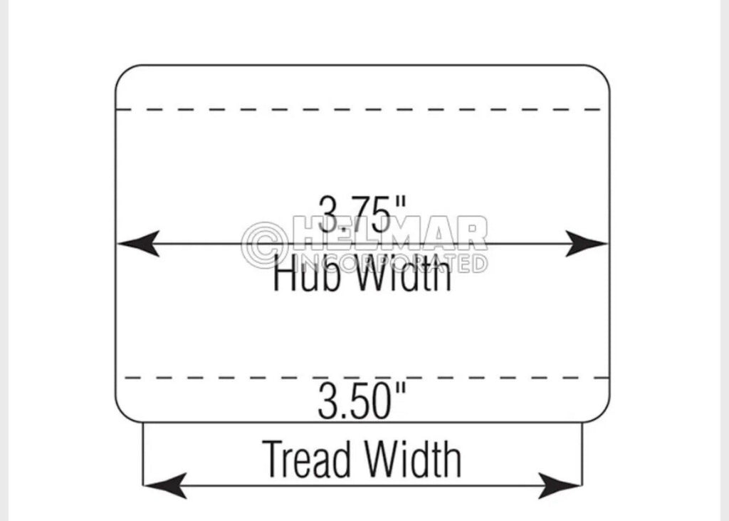 Steel Load Wheel W/ Bearings For Pallet Jack Fits Many Models MWB35-S (Set of 2)