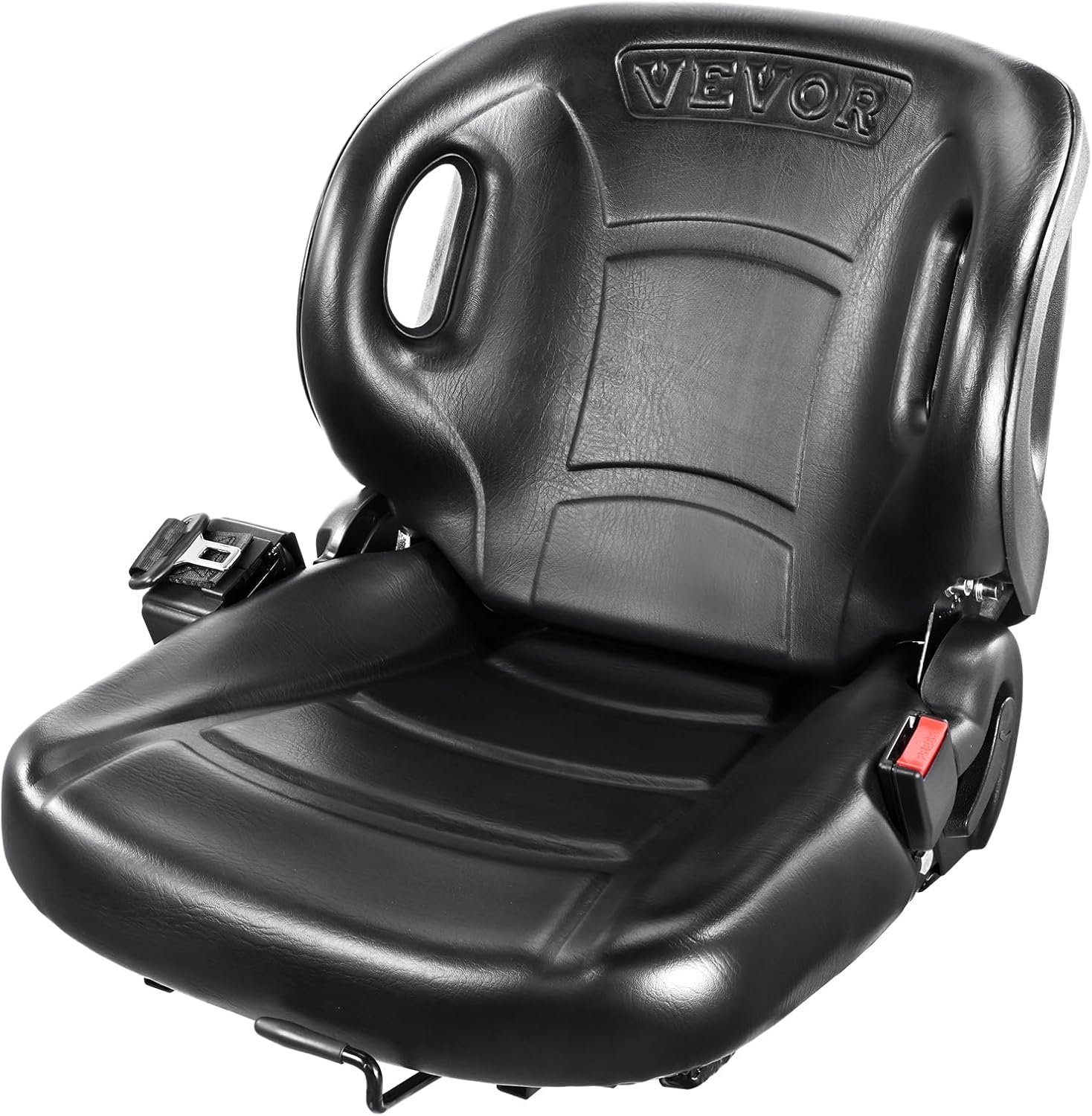 Universal Forklift Seat,Tractor Seat with Micro Switch, W/Seat Belt Forklift