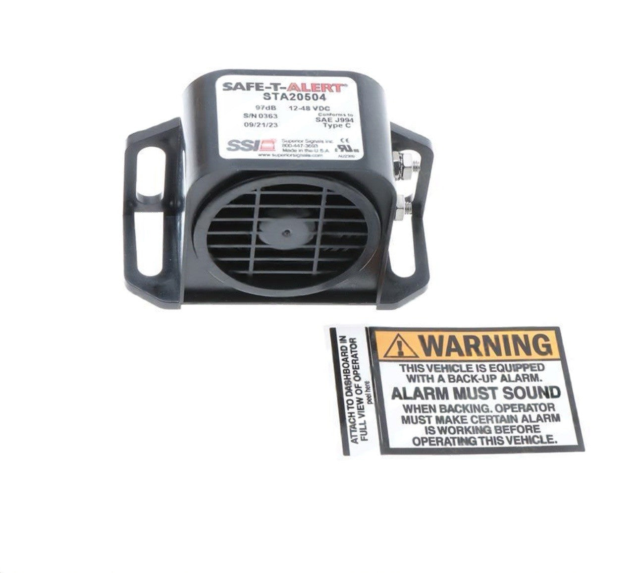 UNIVERSAL BACK-UP ALARM 97DB - 12-48V