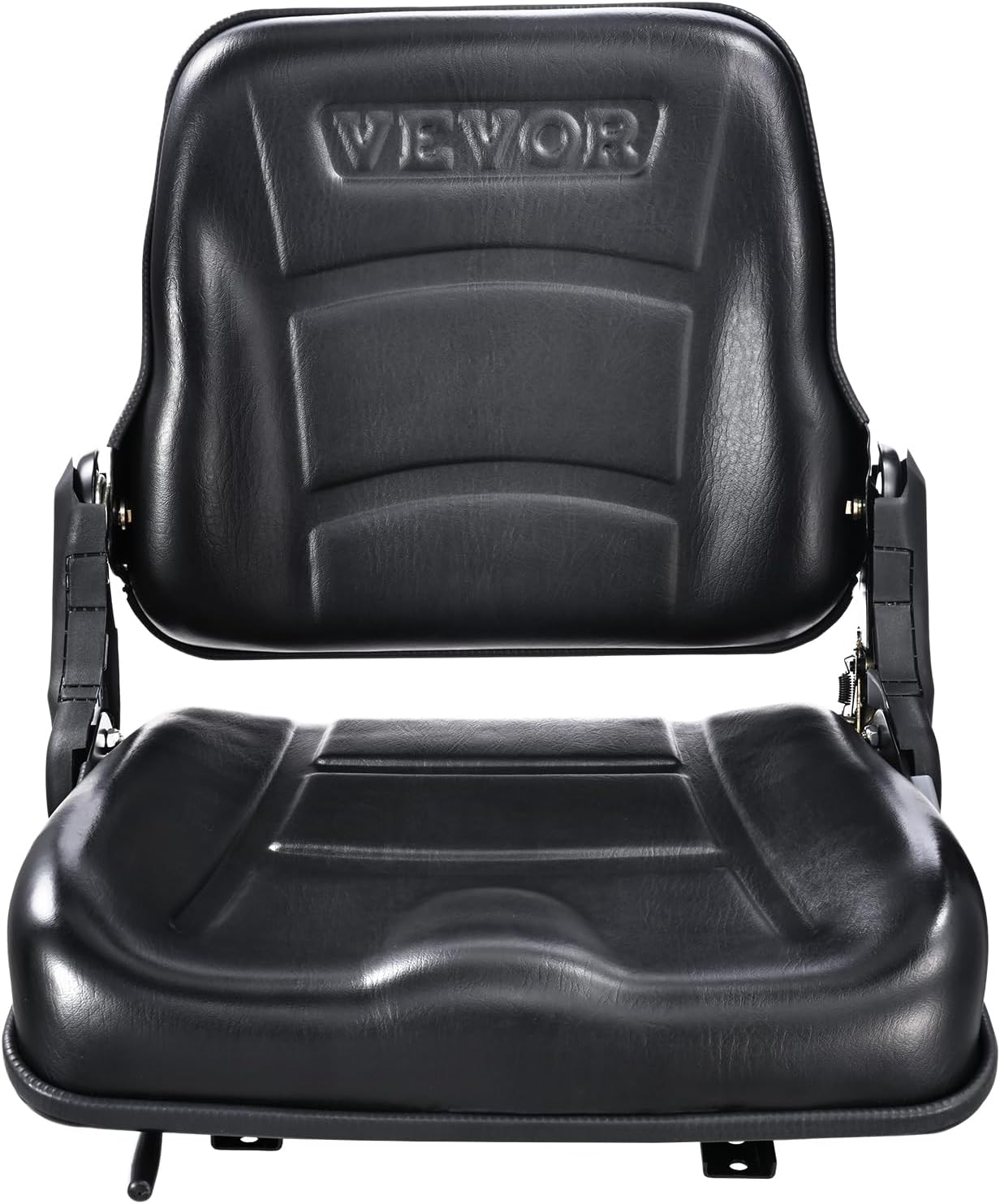 Universal Forklift Seat, Fold down Tractor Seat with Adjustable Angle Back